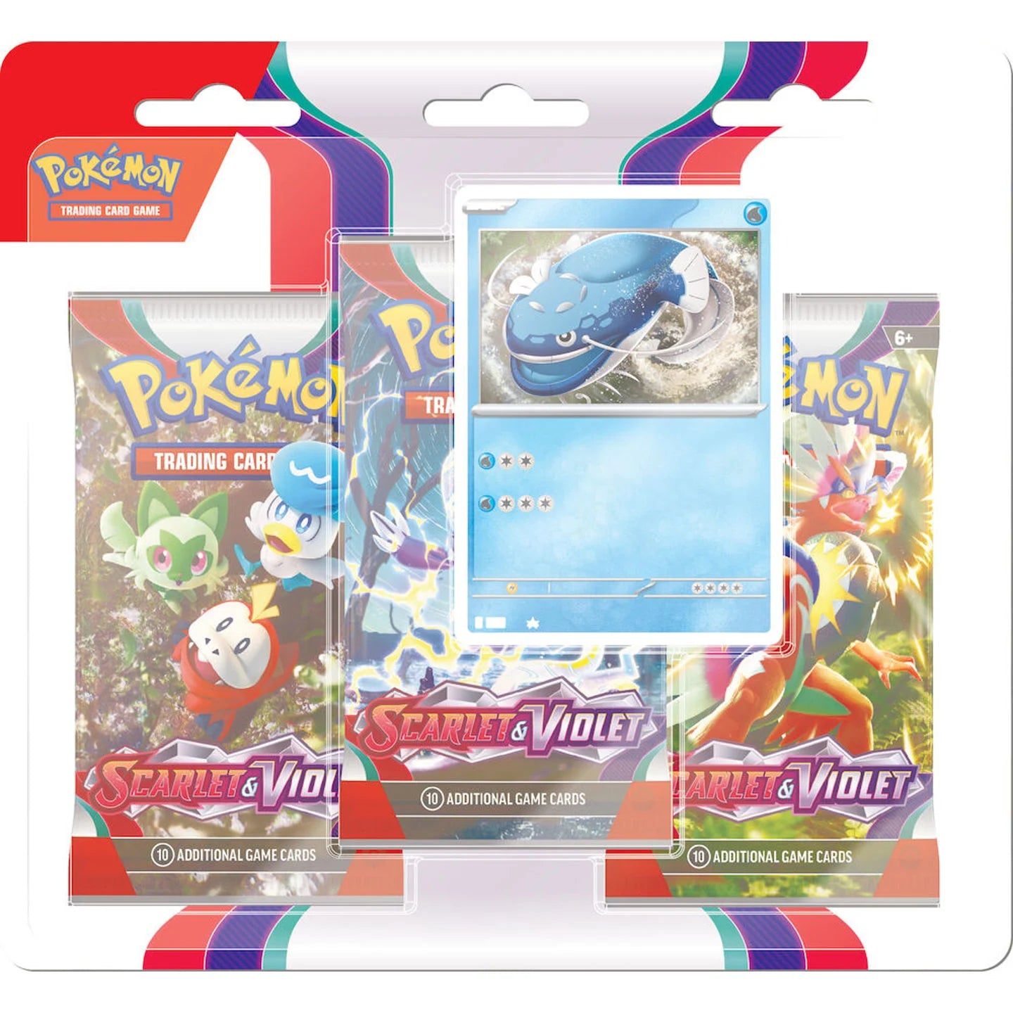 Pokemon Scarlet And Violet 3-pk Blister - Dondozo (Engelsk)