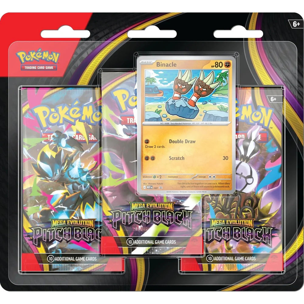 Pokemon Pitch Black 3-pk Blister (Engelsk)