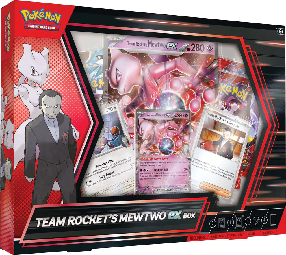 Pokemon Team Rocket's Mewtwo Ex Box (Engelsk)