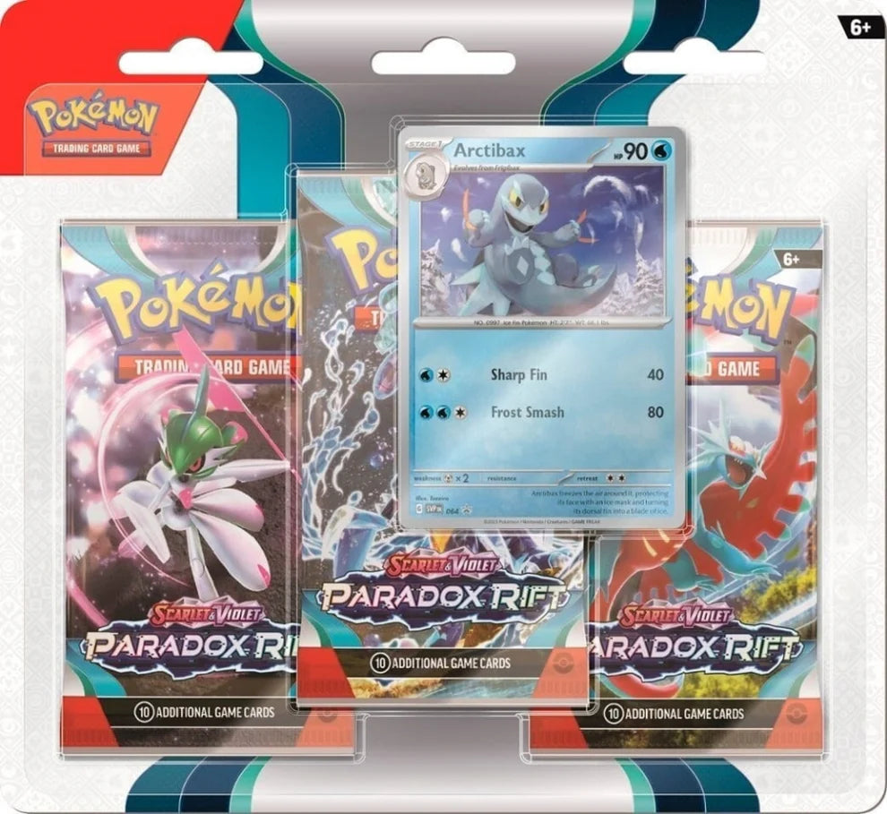 Pokemon Paradox Rift 3-pk Blister - Arctibax (Engelsk)