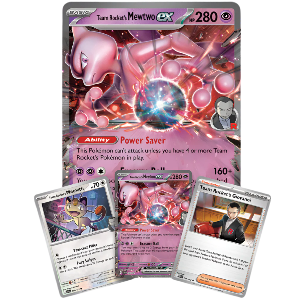 Pokemon Team Rocket's Mewtwo Ex Box (Engelsk)