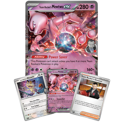 Pokemon Team Rocket's Mewtwo Ex Box (Engelsk)