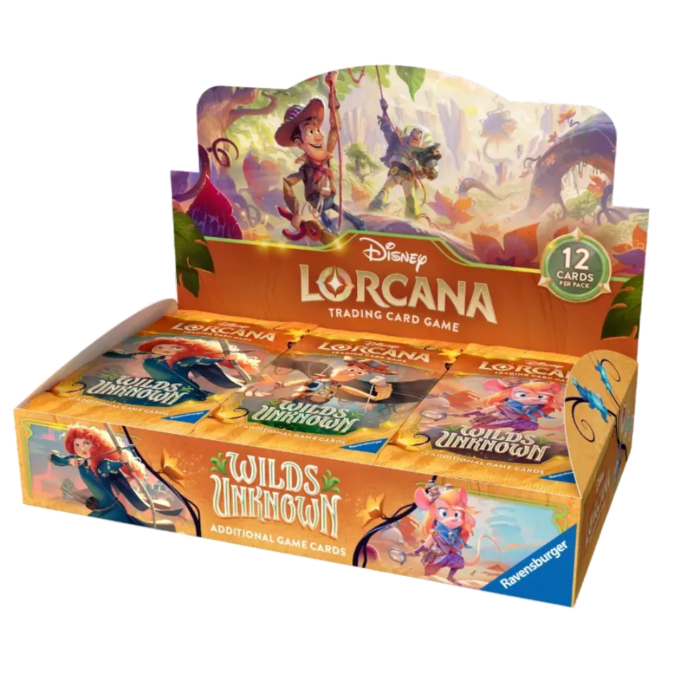 !FORHÅNDSBESTILLING! Lorcana Wilds Unknown Booster Box (Engelsk)