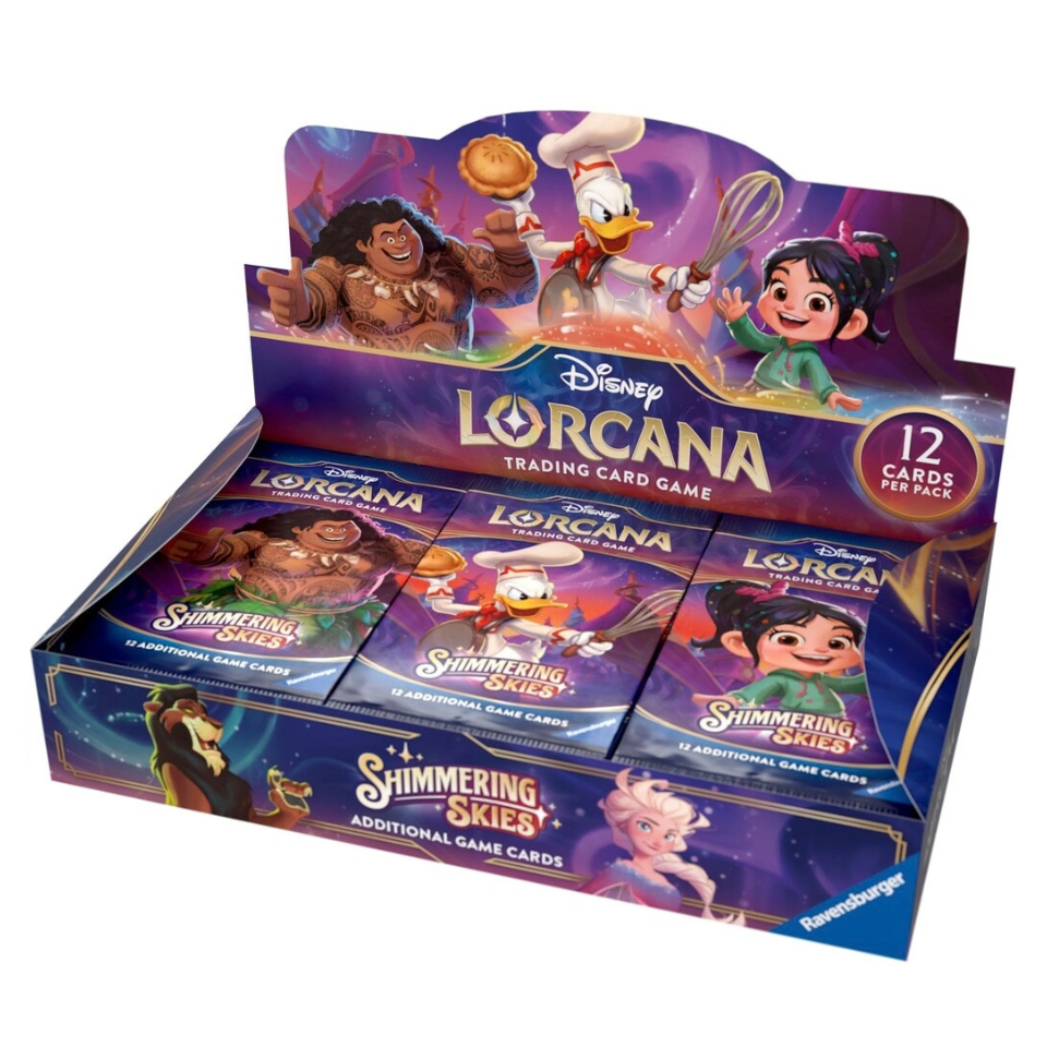 !FORHÅNDSBESTILLING! Lorcana Shimmering Skies Booster Box (Engelsk)