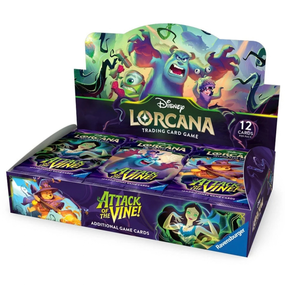 !FORHÅNDSBESTILLING! Lorcana Attack Of The Vine Booster Box (Engelsk)