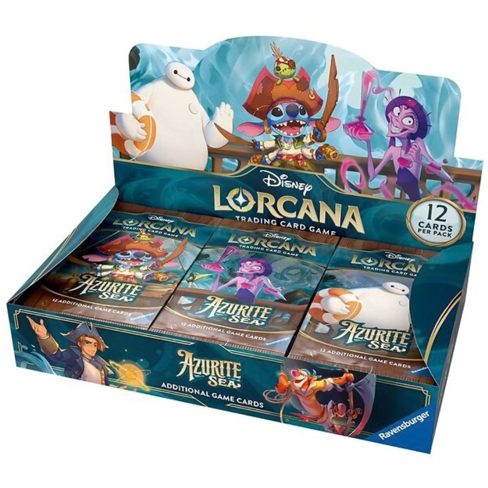 !FORHÅNDSBESTILLING! Lorcana Azurite Sea Booster Box (Engelsk)
