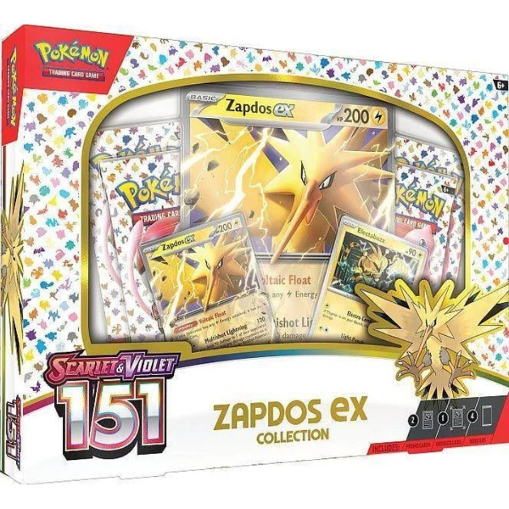 Pokemon 151 Zapdos EX Box (Engelsk)