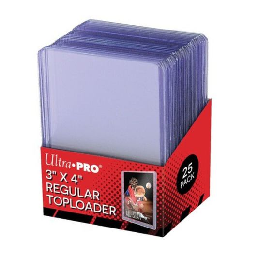 Toploader 3x4" Clear Regular 25-pack
