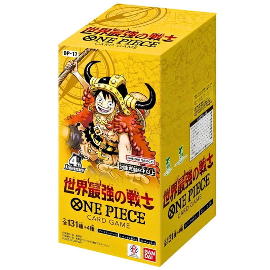 One Piece OP-17 The World's Strongest Warriors Booster Box (Japansk)