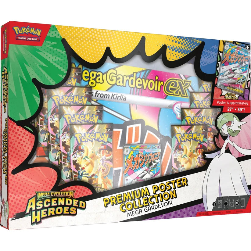 Pokemon Ascended Heroes Premium Poster Collection Mega Gardevoir (Engelsk)