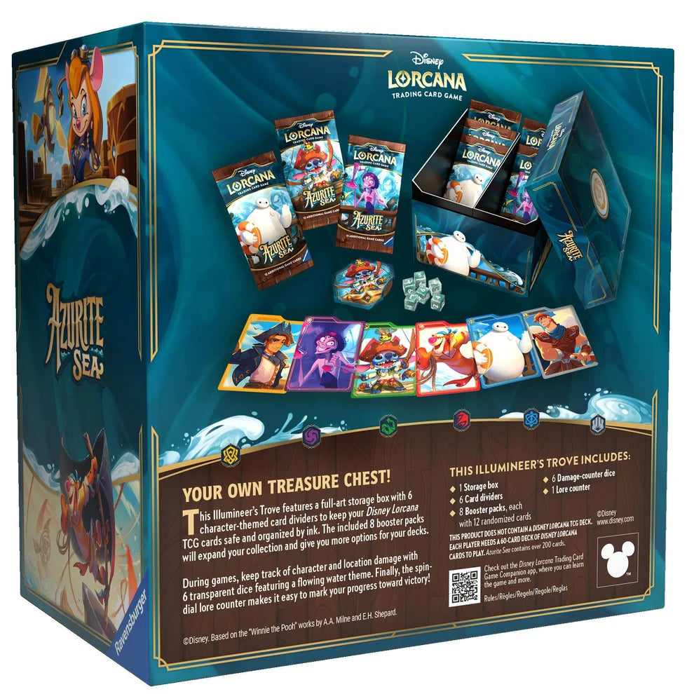 !FORHÅNDSBESTILLING! Lorcana  Azurite Sea Illumineer's Trove (Engelsk)